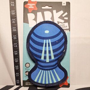 NWT Bark Super Chewer Under the Seams Blue Rad Herring M